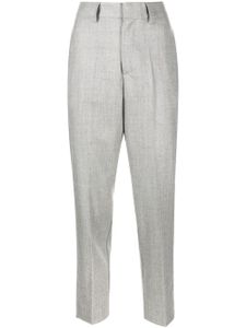 P.A.R.O.S.H. pantalon court à taille haute - Gris