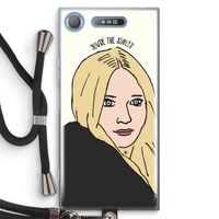 Ashley: Sony Xperia XZ1 Transparant Hoesje met koord