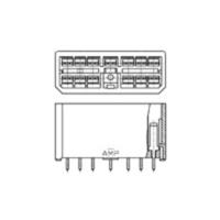 TE Connectivity 172034-1 Inhoud: 1 stuk(s) Tray