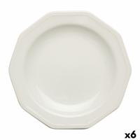 Dessertbord Churchill Artic White Wit Keramisch Porslin Ø 20,5 cm (6 Stuks) - thumbnail