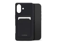 Mobilize Mobilize Rubber Gelly Card Case Apple iPhone 17 Matt Black