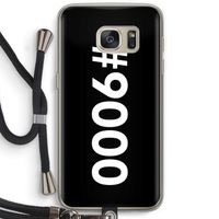 #9000: Samsung Galaxy S7 Transparant Hoesje met koord