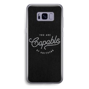 Capable: Samsung Galaxy S8 Plus Transparant Hoesje
