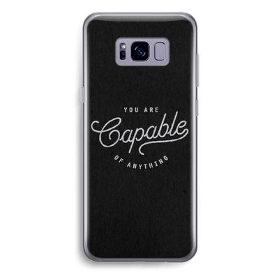 Capable: Samsung Galaxy S8 Plus Transparant Hoesje