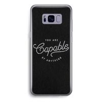 Capable: Samsung Galaxy S8 Plus Transparant Hoesje
