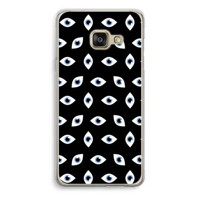 Eyes pattern: Samsung Galaxy A3 (2016) Transparant Hoesje