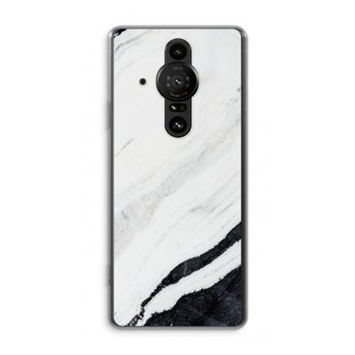 Elegante marmer: Sony Xperia Pro-I Transparant Hoesje