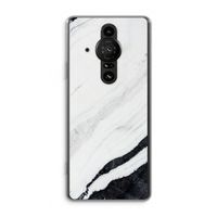 Elegante marmer: Sony Xperia Pro-I Transparant Hoesje