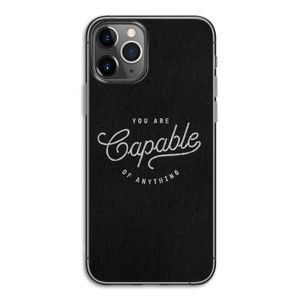 Capable: iPhone 11 Pro Transparant Hoesje