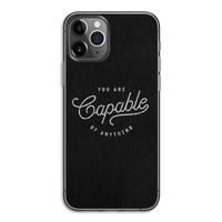 Capable: iPhone 11 Pro Transparant Hoesje