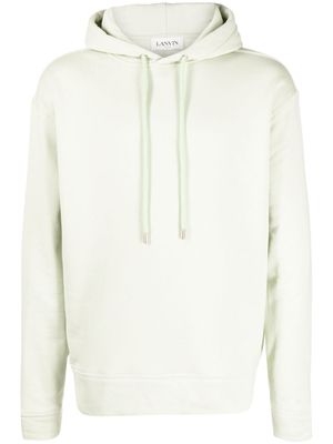Lanvin hoodie en coton à imprimé graphique - Vert