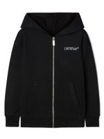 Off-White Kids hoodie à logo imprimé Bookish - Noir - thumbnail