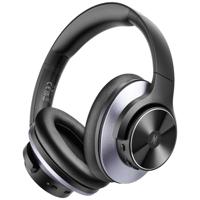 OneOdio A10 Over Ear headset Bluetooth Stereo Zwart, Blauw High-Resolution Audio, Noise Cancelling Headset