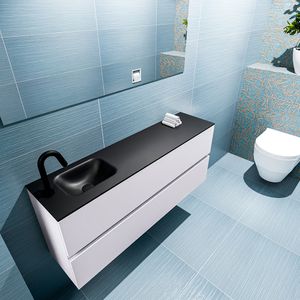 Mondiaz Ada 120cm toiletmeubel cale met wastafel urban links 1 kraangat