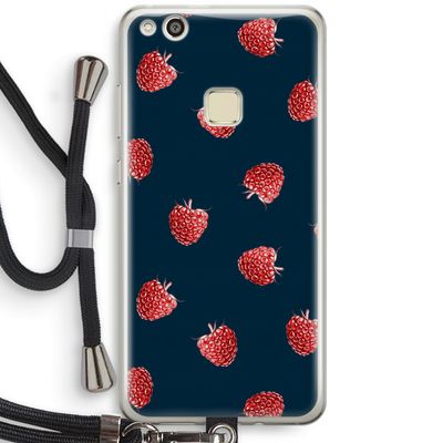 Framboosjes: Huawei Ascend P10 Lite Transparant Hoesje met koord