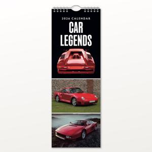Car Legends Slimline Kalender 2026