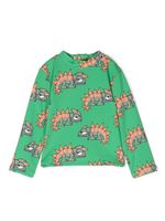 Stella McCartney Kids haut imprimé à manches longues - Vert