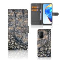 Xiaomi Mi 10T Pro | Mi 10T | Telefoonhoesje | Met pasjeshouder | Krokodillenprint
