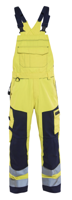Blåkläder Multinorm bretelbroek 26081514 | High-Vis Geel/Marineblauw | Maat 60 - 7330509501573