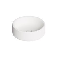 Waskom Salenzi Idilla 42 cm Rond Mat Wit (incl. plug)