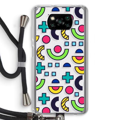 8-bit N°6: Xiaomi Poco X3 NFC Transparant Hoesje met koord