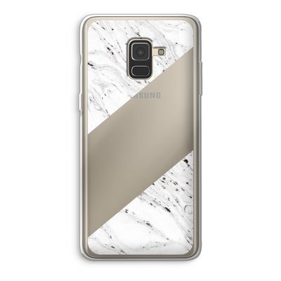 Biggest stripe: Samsung Galaxy A8 (2018) Transparant Hoesje