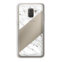 Biggest stripe: Samsung Galaxy A8 (2018) Transparant Hoesje