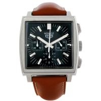 Horlogeband Tag Heuer CS2111 / BC0788 Leder Bruin 22mm - thumbnail