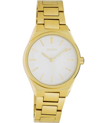 OOZOO Timepieces Horloge Goud/Wit | C10527