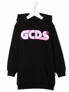Gcds Kids hoodie à logo imprimé - Noir