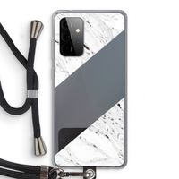 Biggest stripe: Samsung Galaxy A72 5G Transparant Hoesje met koord