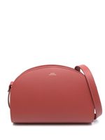 A.P.C. Demi-Lune crossbody bag - Rouge - thumbnail