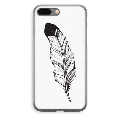 Pluim: iPhone 8 Plus Transparant Hoesje