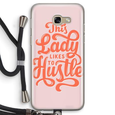 Hustle Lady: Samsung Galaxy A5 (2017) Transparant Hoesje met koord