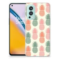 OnePlus Nord 2 5G Siliconen Case Ananas - thumbnail