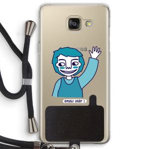 Zwaai: Samsung Galaxy A5 (2016) Transparant Hoesje met koord