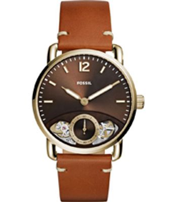 Horlogeband Fossil ME1166 Leder Cognac 22mm