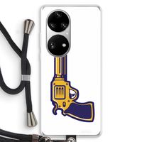 Pew Pew Pew: Huawei P50 Pro Transparant Hoesje met koord