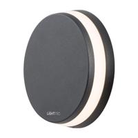 Polaris LED Wandlamp - 6 Watt - 43 Lumen - 3000K warm wit - 12V - IP44 Waterdicht - Rond - 360 graden Stralingshoek - Antraciet