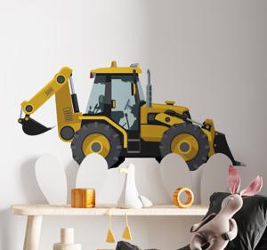 Stickers kinderkamer Realistische tractor