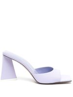 The Attico mules Mini Devon 95 mm en cuir - Violet - thumbnail