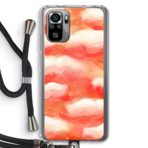 Lichte Wolken: Xiaomi Redmi Note 10S Transparant Hoesje met koord