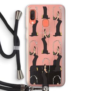Pop Some Kim: Samsung Galaxy A20e Transparant Hoesje met koord