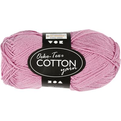 Creativ Company Katoengaren, lichtrood, 50gr, 170m