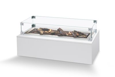 Happy Cocooning: Glazen ombouw Cocoon Table Inbouwbrander Rechthoek Groot