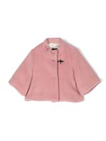 Fay Kids manteau crop à col montant - Rose