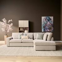 MySofa Jesse | 2,5-zits + ottomane rechts | beige