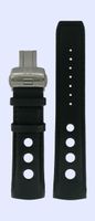 Horlogeband Tissot T044417A / PRS 516 / T600029599 Leder Zwart 20mm - thumbnail