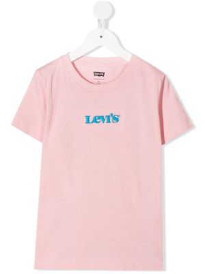 Levi's Kids T-shirt met geborduurd logo - Roze