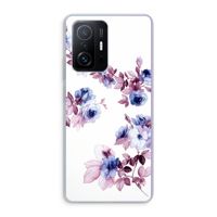 Waterverf bloemen: Xiaomi 11T Transparant Hoesje